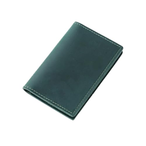 Card Holder Simple Storage Clip Card Holder Wallet Card Holder Stitching Wallet(Green)