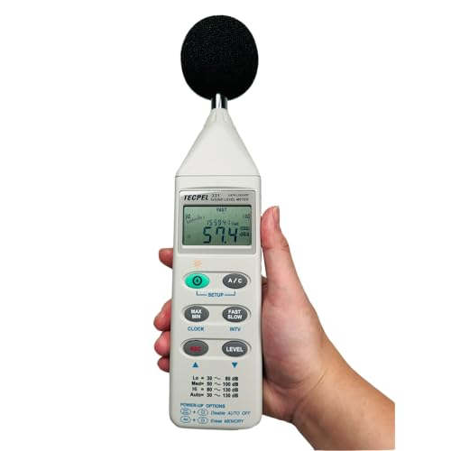 TECPEL DSL-331 Digital Sound Level Meter Data Logger Data Logging dB Noise Recorder