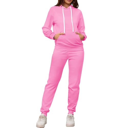 PINSV Sweatsuits Women 2 Piece Outfits Casual Jogging Suits Long Sleeve Hoodie Sweatpants Tracksuits Sets2