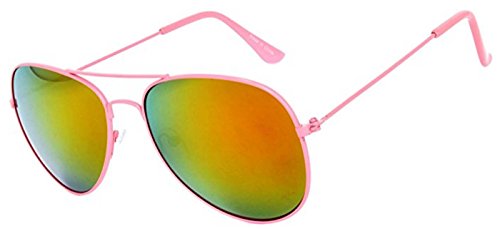 Image of OWL Aviator Pilot Sunglasses for Women and Men Size Medium Gold, Black, Silver, Bronze, Colorful Metal Frame