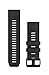Garmin QuickFit, 26mm Black Silicone Band