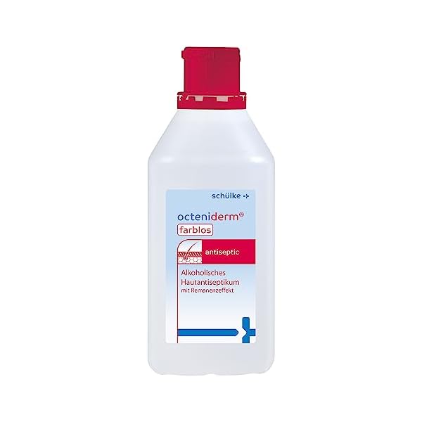 Schülke octeniderm® 1 Liter Flasche Hautantiseptikum | Pflegendes Desinfektionsmittel für die Haut | optimale Hautverträglichkeit |farbstoff- und parfümfrei