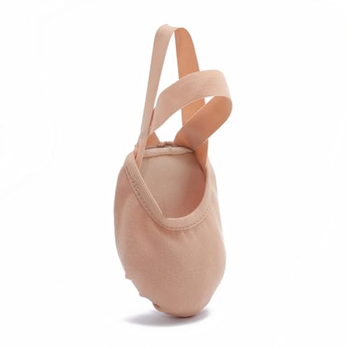 MSMAX Women's Half Soles Dance Shoes Canvas Pirouette Shoes for Contemporary,Ballet,Jazz,Gymnastics,Turners4