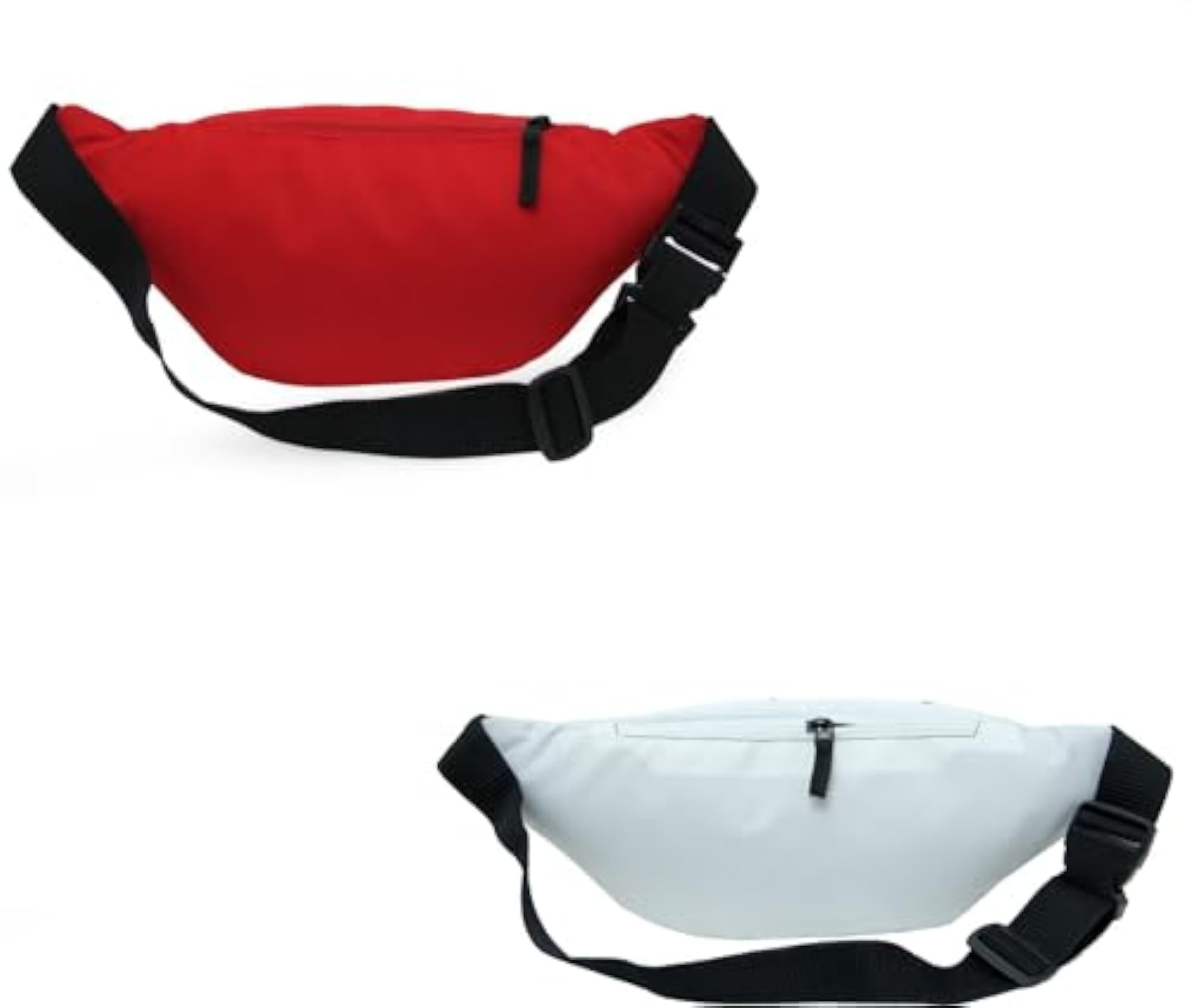 Polyester Waist Pack Travel Handy Hiking Zip Pouch