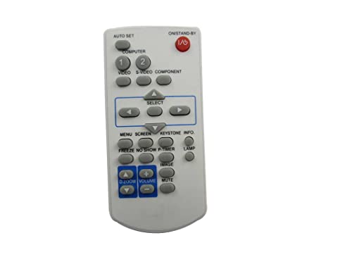 SZHKHXD Remote Control for ELMO CRP-221 CRP-261 MXBC & Panasonic PT-LS26 PT-LS26U PT-LS26EA & ELMO CRP-22 CRP-26 & AV Vision X4200 Classroom Projector DLP Projector