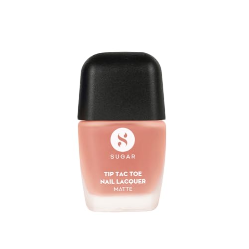 SUGAR Tip Tac Toe Nail Lacquer Matte 39- PEACH PARTY 9ml(249)