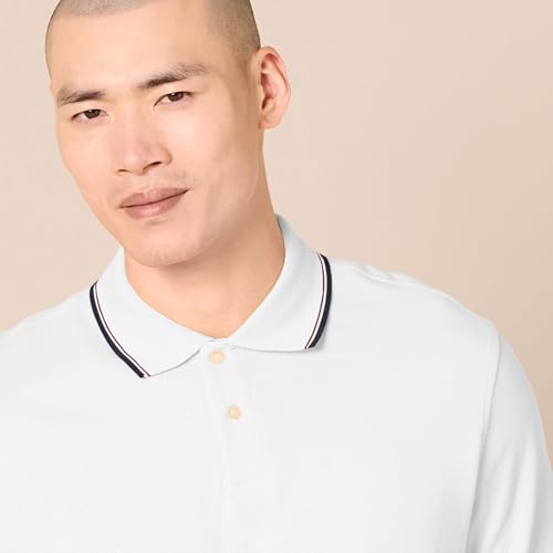 Image of Amazon Essentials Men's Slim-Fit Short-Sleeve Cotton Pique Polo Shirt