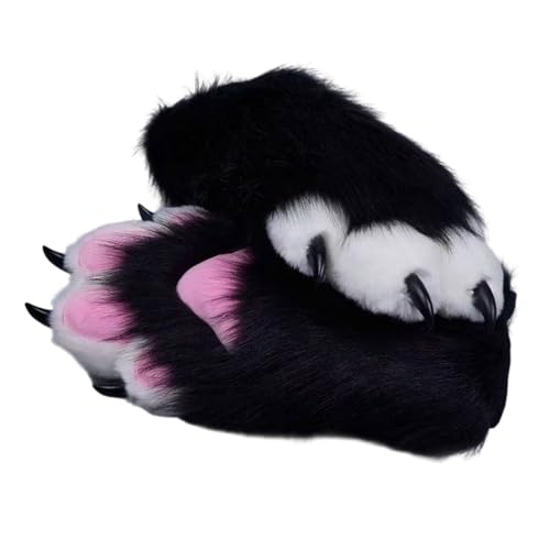 YROHGKPN Guantes Temáticos Los Animales Imitan Clavos Coloridos Acentos Para Juegos De Roles Fiesta De Disfraces Poliéster Transpirable Duradero Accesorios De Disfraces, E, Talla única
