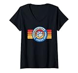 donna retro australian kelpie doggo daddy 80s vintage dog dad maglietta con collo a v
