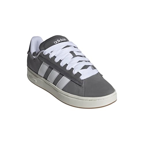 adidas Grand Court Alpha 00s Sneaker Trainer Schuhe (Grey/White, EU Schuhgrößensystem, Erwachsene, Numerisch, M, 45 1/3)