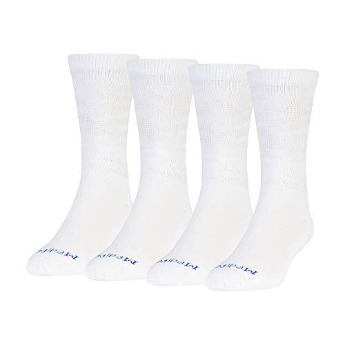 Medipeds Men's Coolmax Crew Socks, 4-Pack
