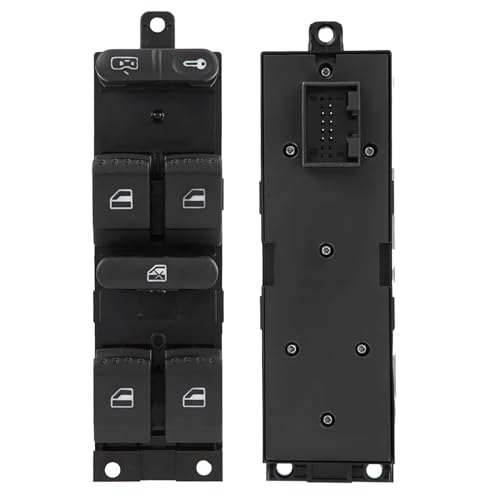 ZEALfix Electric Power Fenster Schalter 1J4959857D fensterheber schalter Für Golf Je-tta Bora Passat B5 Sitz Leon Toledo 1J4 959 857D