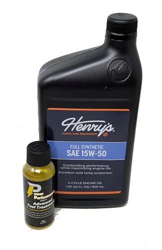 Aceite para motor sintético 15W-50 Henry's 1 cuarto miniatura 1