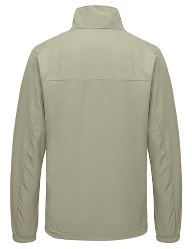 Image of Little Donkey Andy Men's Lightweight Breathable Windbreaker Golf Jacket UPF50+ Windproof Outdoor Running Coat