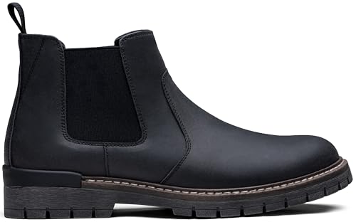 Jousen Men's Boots Casual Mens Slip On Boots Ankle Chelsea Boots for Men3