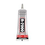 B-7000 Glue 110ml, Multipurpose High Grade Industrial B7000 Adhesive, Semi Fluid Transparent Glues Suitable for Phone Screen Repair,Wooden,Jewelery (110 ML / 3,7 oz)