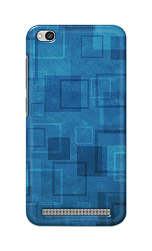 Image of Printed Hard Back Cover Case for Mi Redmi 5A Back Cover (Plain Azure Blue) -1302