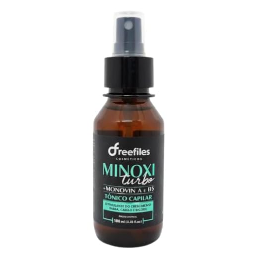 Minoxi Turbo 100ml Tônico Capilar Tratamento Antiqueda e Crescimento Cabelo Barba e Bigode