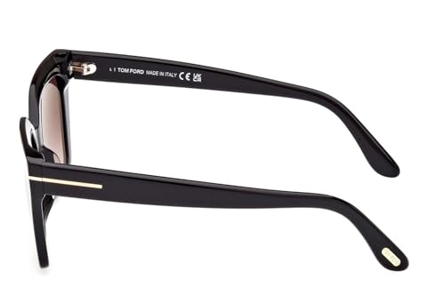 Tom Ford WINONA FT 1030 Shiny Black/Light Violet Shaded 53/15/140 women Sunglasses3