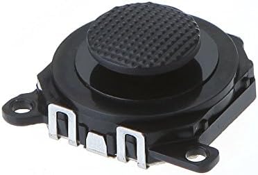 Piezas de repuesto analógicas negras con botón 3D para palanca de mando con tapa para PSP 1000 1001, accesorios, kits de accesorios PSP