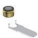 Danze DA613083NPBV Standard Male Faucet Aerator Kit with Laminar Flow Pattern, 1.5 GPM, Polished Brass