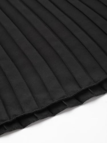 Image of ZWERLON | Women Accordian Pleat Maxi Flared Skirt