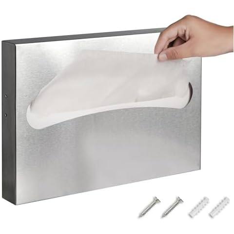Desyeryamimi Stainless Steel Toilet Seat Cover Dispenser Cover