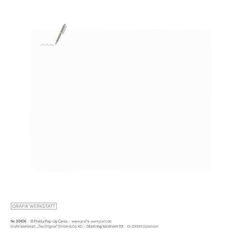Graphic Workshop Pretty Pop-Up Card Three-Dimensional Today We Celebrate Something Particularly Beautiful - Image 4
