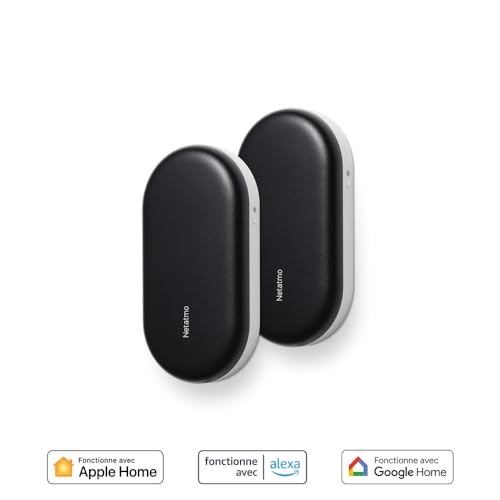 Netatmo Pack 2 Controlli intelligenti per condizionatori d'aria, climatizzazione connessa, compatibile con tutti i condizionatori, risparmio energetico, Alexa, Google, Siri, NBU-2-NAC-EU - 2