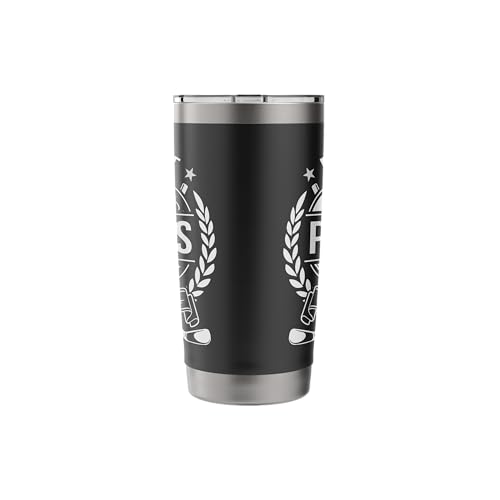 Pops The Best By Par Golf Lover Stainless Steel Insulated Tumbler