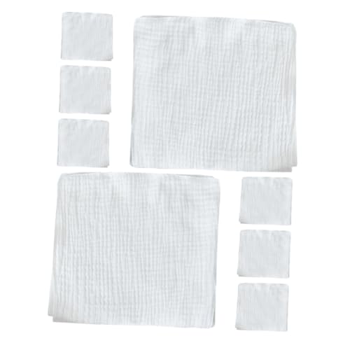 BESTYASH 8pcs Muslin Burp Cloths for Boy Girl Cloths Reusable Diapers for Newborns Generous and for Boy Girl