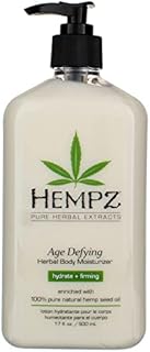 Hempz Body Moisturizer Age Defying 17 Ounce Pump (500ml) (Pack of 2)