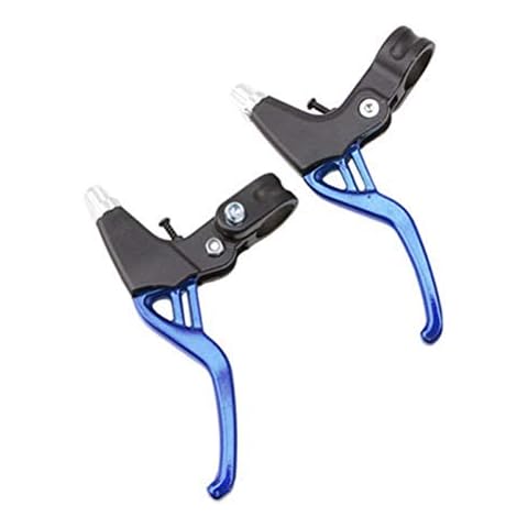zheng xuan Mountain bike brake lever, a pair of bicycle handle brake aluminum alloy bicycle brake cover 2 colors (blue) Cover