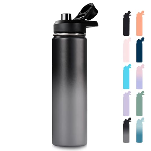 Fijinhom 24 oz Insulated Water Bottle with Handle, 304...