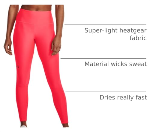 Image of Under Armour Womens HeatGear Armour High Waisted Pocketed No-Slip Leggings
