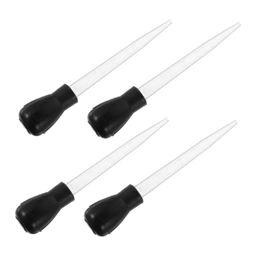 BRIGHTFUFU Cooking Baster for Meat Condiments 4-piece Turkey Baster Set Bbq Basting Brush Oil Efficiency Tool for Home Outdoor Grilling