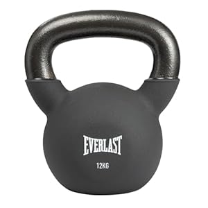 Everlast Workout Exercise Kettlebell – Comfort Wide Grip Handle | Coated in durable vinyl for long-lasting use.