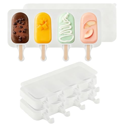 Proxima Direct 2 Pack Large Popsicle Molds with 2 Covers 25.9x10.8cm