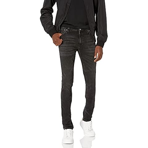 Nudie Jeans Unisex Skinny Lin Worn Black Cover