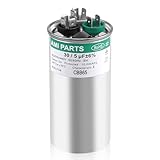 AMI PARTS 30+5 MFD 30/5 uF 370/440V CBB65 CBB65B Round Dual Run Capacitor Replace for 97F9895 Z97F995,for Heat Pump，Condenser Fan，Air Conditioner，HVAC Capacitor