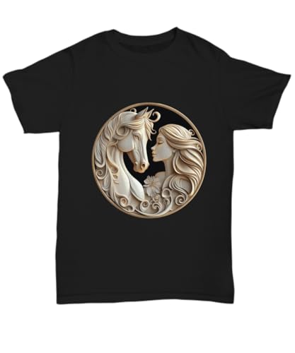 Horse Christmas Tshirt, Horse Farm Christmas Horse Lover Horse Memorial Gift Ideas Horse Gifts Black