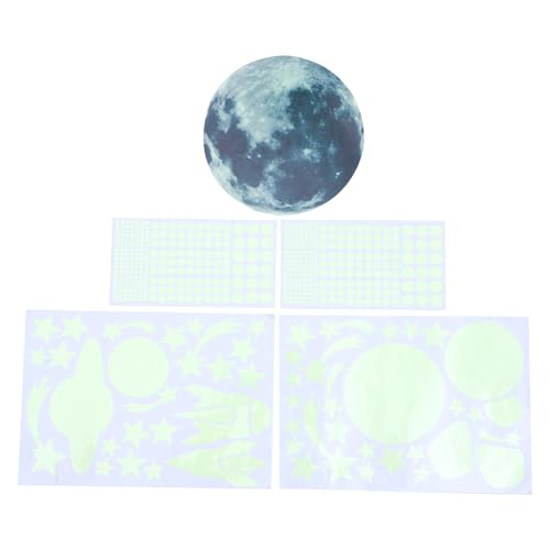 Vinilos Decorativos fluorescentes Totority estrellas y luna de 20cm