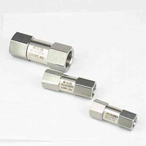 Vanne à aiguille clapet anti-retour unidirectionnel acier inoxydable 304 NPT - 4