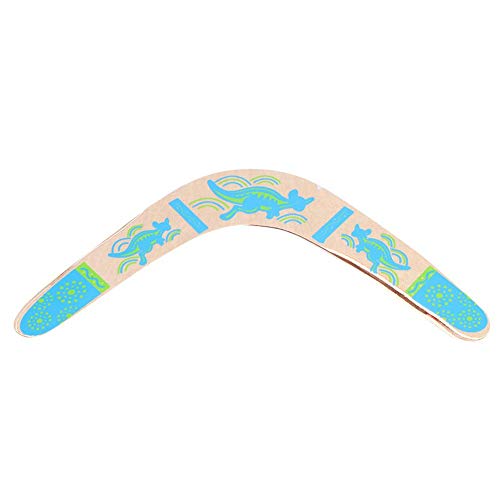 Dilwe Boomerang, Boomerang für Kinder Wooden V Shaped Zurückkehren Stabile Wooden Boomerang Kids Sports Neue Flying Boomerang Holz Toy mit PP-Tasche für Spiele im Freien - Image 3