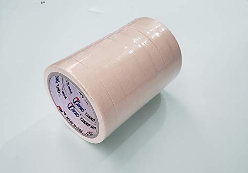 TJIKKO Masking Tape Premium Grade 18 mm width 20 meter length Off White (Set of 8) (B081SS4CB1) Amazon Price History, Amazon Price Tracker
