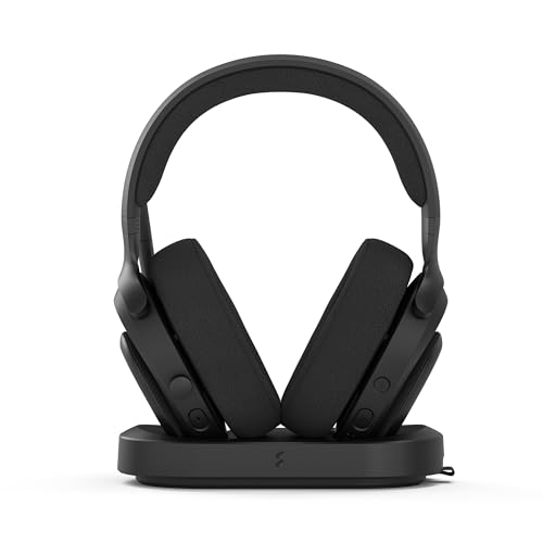 Fractal Design Scape Dark - Wireless PC Gaming Headset - Abnehmbares Mikrofon mit Geräuschfilter...