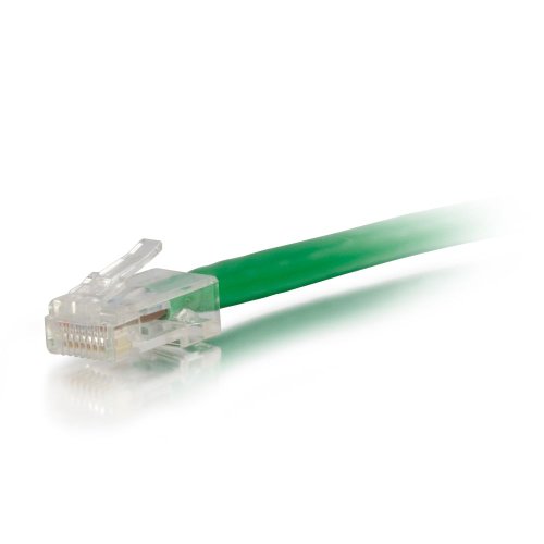 Image of C2G 00539 Cat5e Cable - Non-Booted Unshielded Ethernet Network Patch Cable, Green (8 Feet, 2.43 Meters)