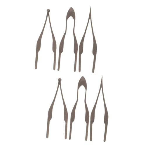 OSALADI 2 Series Puntas De Repuesto Para Pirograbado Kit Punta Fina Redonda Y De Bolita Para Eléctrico De Madera Para Artistas Y Principiantes 3 Piezas*2