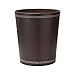 Produktbild KINGFOM Klassisch Leder Papierkorb für Büro/Badezimmer/küche/Schlafzimmer (Braun)