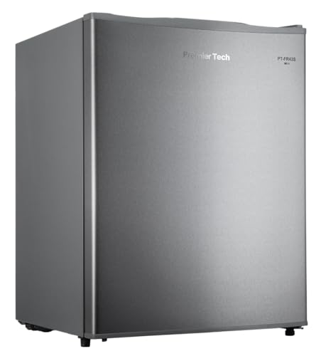 PremierTech Mini Congelatore, Freezer 42 litri, 4**** Stelle, Compatto, Da Tavolo, Risparmio Energetico, Porta reversibile, Silver, PT-FR43S